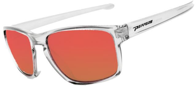 Photos - Sunglasses Peppers High Tide Floating Polarized , Men's, Matte Crystal/Red