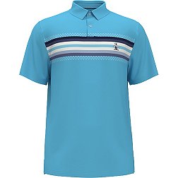 Original Penguin Men's Engineered Coastal Ombre Print Short Sleeve Golf Polo Shirt