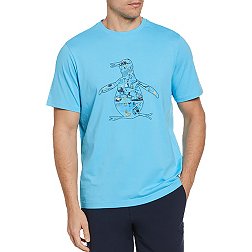 Original Penguin Men's Beach Resort Pete Print Golf T-Shirt