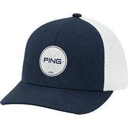 PING Men's Stars and Stripes Trucker Snapback Golf Hat