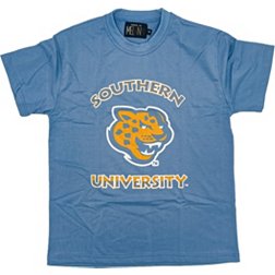 Tones of Melanin Men's Southern University Jaguars Columbia Blue Yardfest Classic T-Shirt