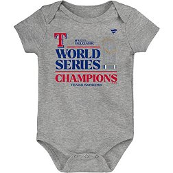 MLB Team Apparel Newborn 2023 World Series Champions Texas Rangers Locker Room Creeper