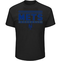 MLB Men's New York Mets Blue Big and Tall Stack Pop T-Shirt