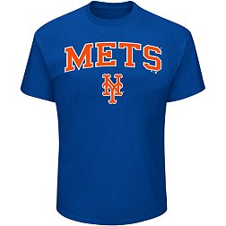 MLB Men's New York Mets Blue Big and Tall Arch Logo T-Shirt