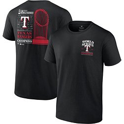 MLB Men's 2023 World Series Champions Texas Rangers Signature Roster T-Shirt