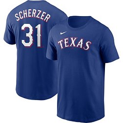 Mens MLB Team Apparel New York Mets MAX SCHERZER Baseball Shirt ORANGE –