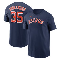 Nike Men's Houston Astros Justin Verlander #35 Navy T-Shirt