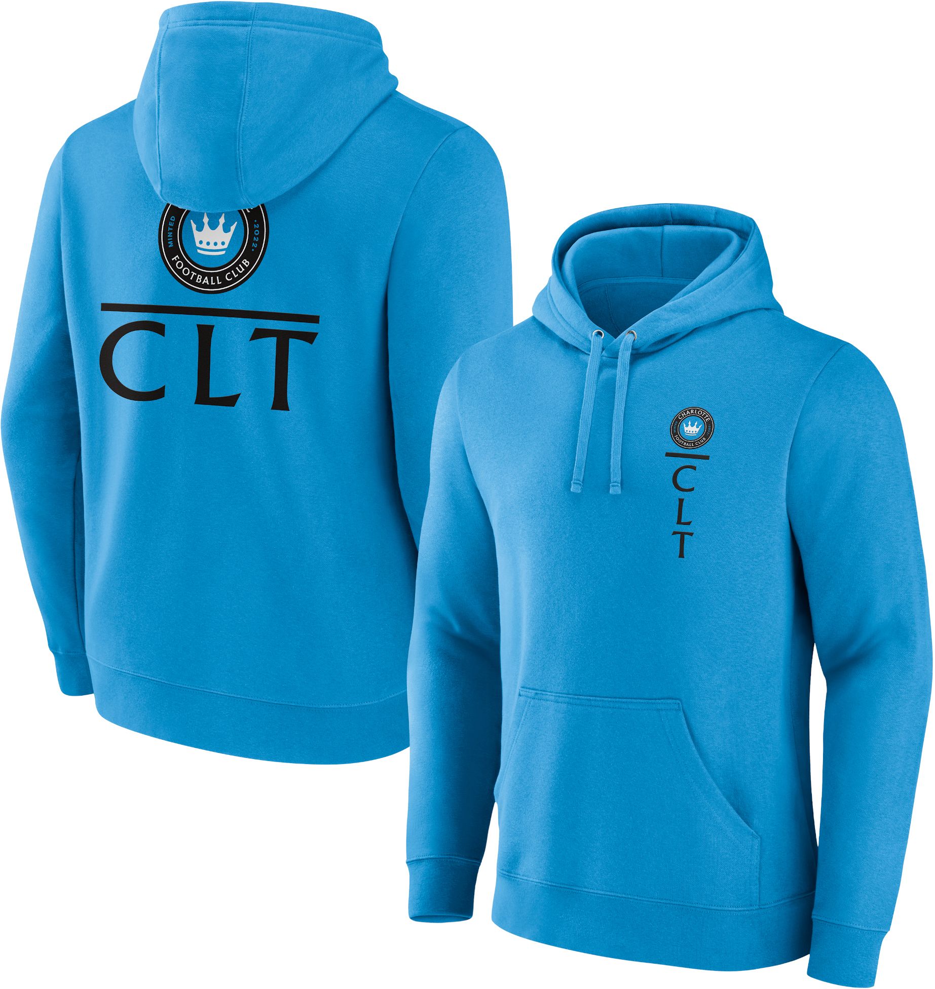 MLS Charlotte FC Sideline Blue Pullover Hoodie