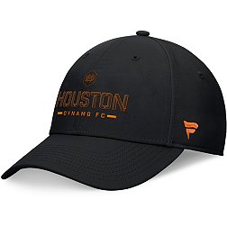 MLS Adult Houston Dynamo Fundamental Black Flexfit Hat