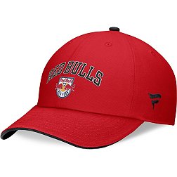 MLS Adult New York Red Bulls Old School Red Unstructured Adjustable Hat