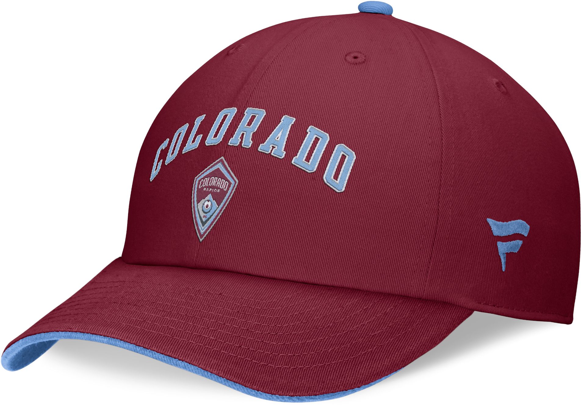 MLS Adult Colorado Rapids Old School Maroon Unstructured Adjustable Hat