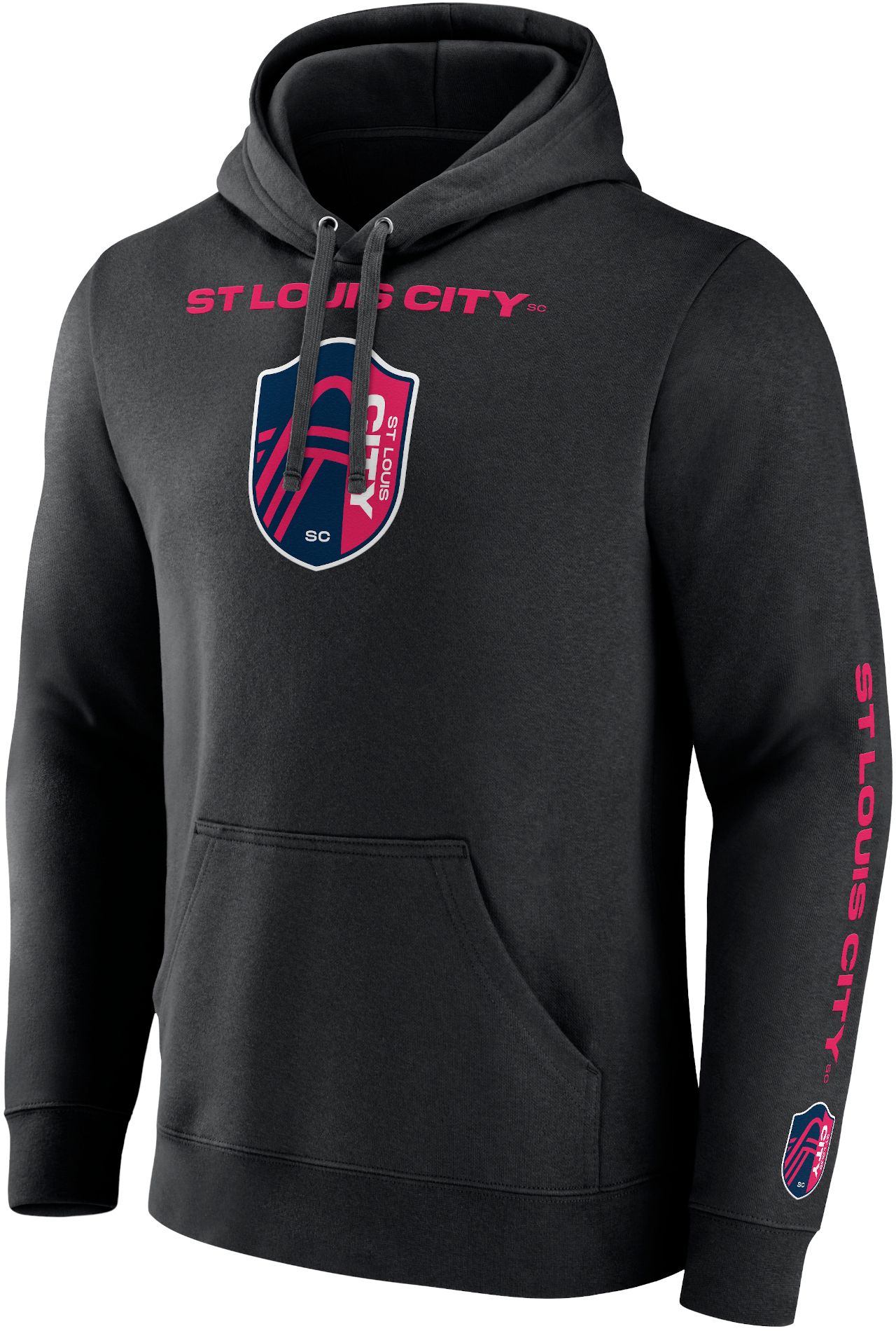 MLS St. Louis City SC Sideline Black Pullover Hoodie