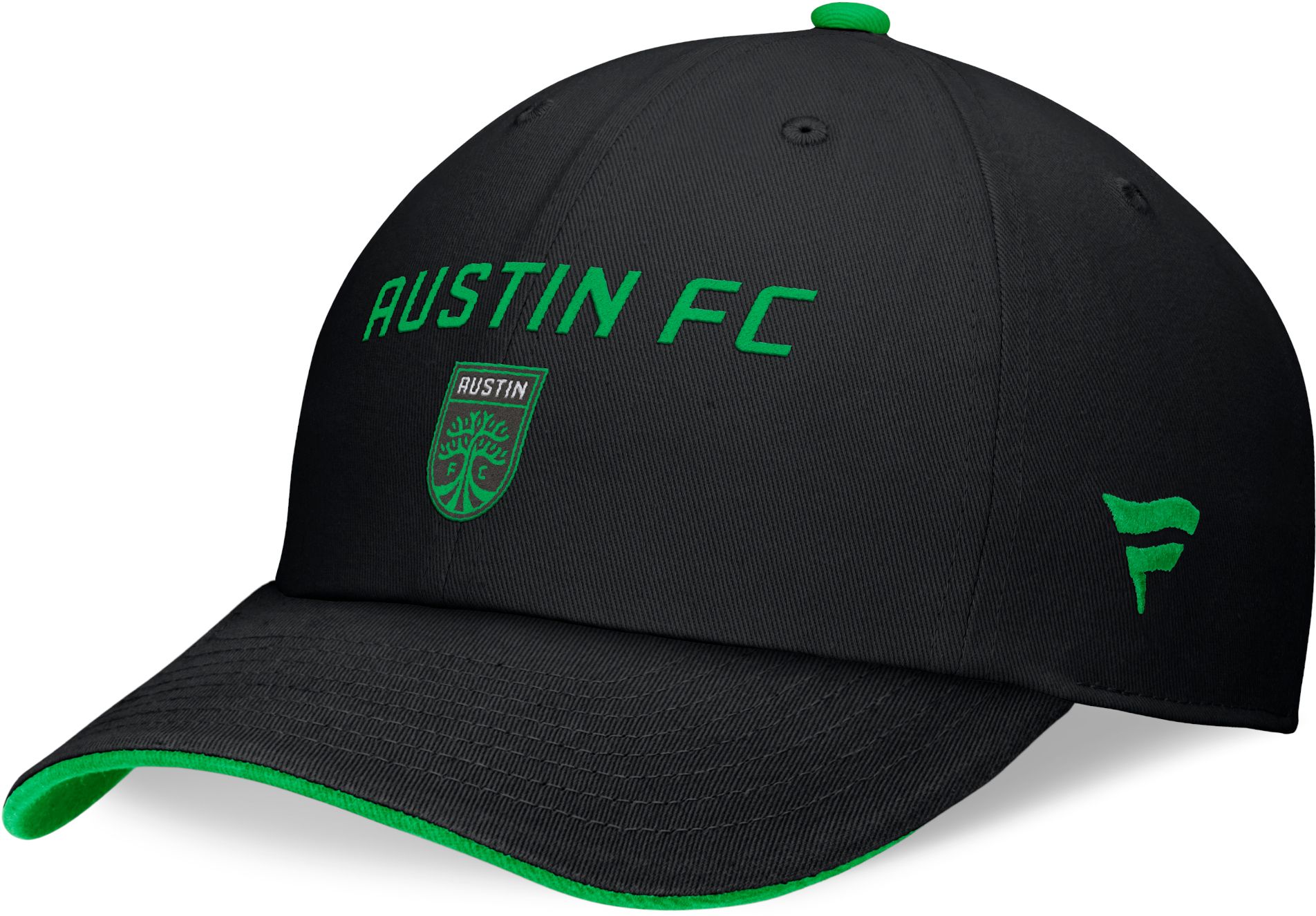 MLS Adult Austin FC Old School Black Unstructured Adjustable Hat