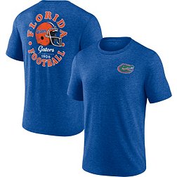 NCAA Men's Florida Gators Blue Old School Football Tri-Blend T-Shirt