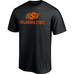 NCAA Men's Oklahoma State Cowboys Black Lockup T-Shirt