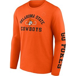 NCAA Men's Oklahoma State Cowboys Orange Modern Arch Long Sleeve T-Shirt