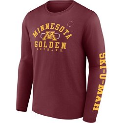 NCAA Men's Minnesota Golden Gophers Maroon Modern Arch Long Sleeve T-Shirt