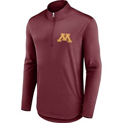 NCAA Men's Minnesota Golden Gophers Maroon Logo Quarter-Zip