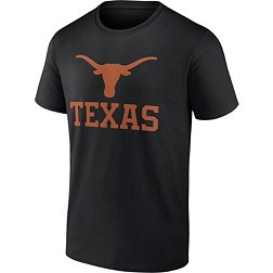 NCAA Men's Texas Longhorns Black Lockup T-Shirt