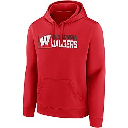 NCAA Men's Wisconsin Badgers Red Pullover Hoodie