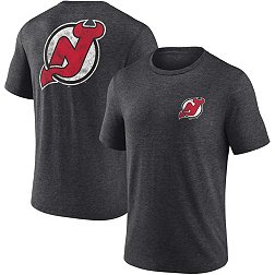 NHL New Jersey Devils Shoulder Patch Grey T-Shirt