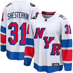 NHL Men's 2023-2024 Stadium Series New York Rangers Igor Shesterkin #31 White Replica Jersey