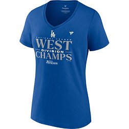 Women's G-III 4Her by Carl Banks Heather Gray Los Angeles Dodgers City Graphic Fitted T-Shirt Size: Extra Small