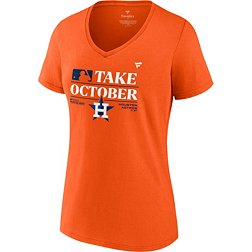 MLB Women's 2023 Postseason "Take October" Houston Astros Locker Room T-Shirt