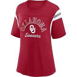 NCAA Women's Oklahoma Sooners Crimson BiBlend Colorblock T-Shirt