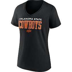 NCAA Women's Oklahoma State Cowboys Black Promo Logo T-Shirt