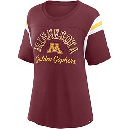 NCAA Women's Minnesota Golden Gophers Maroon BiBlend Colorblock T-Shirt