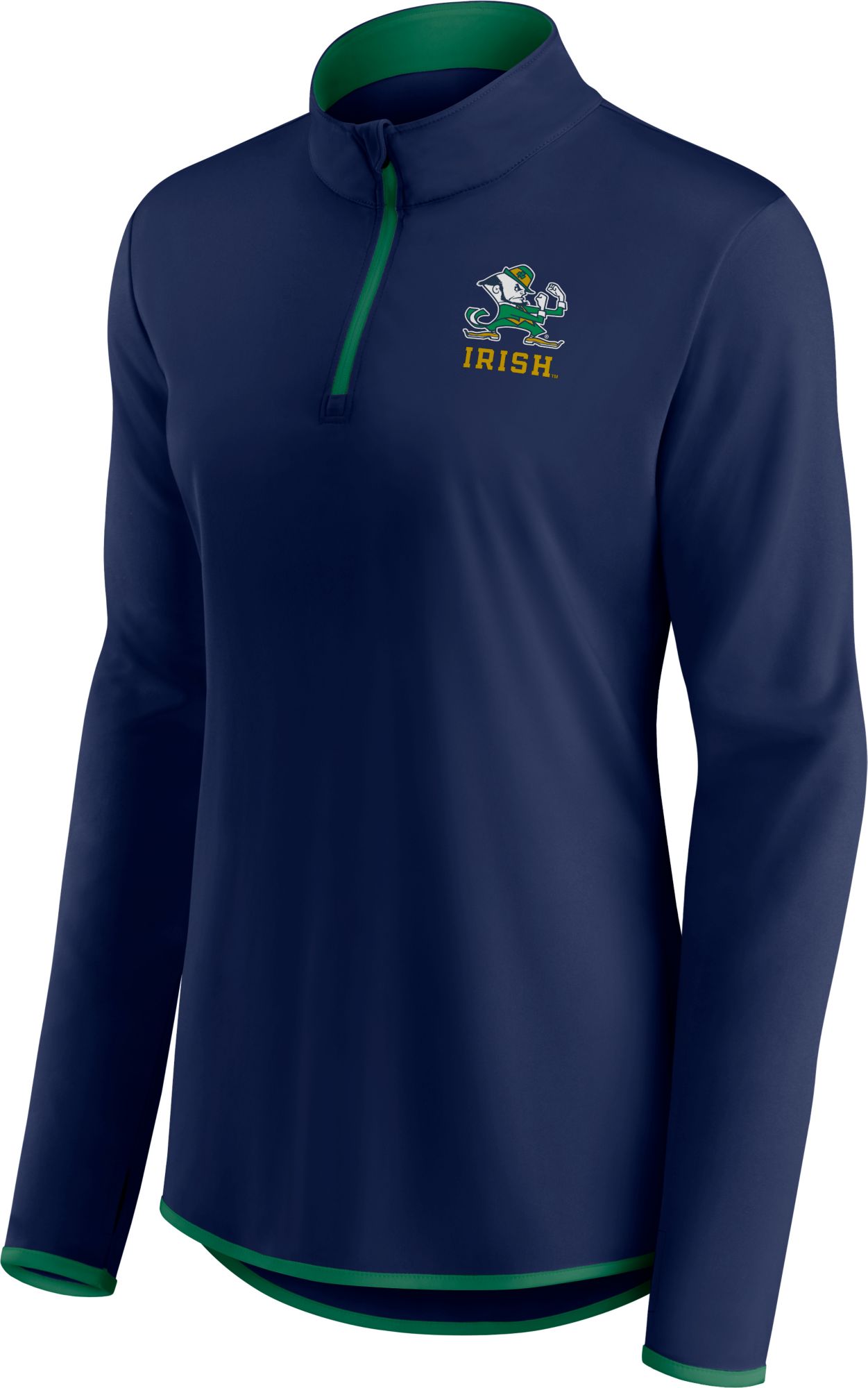 NCAA Women's Notre Dame Fighting Irish Navy Lightweight Quarter-Zip
