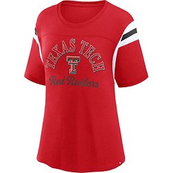 NCAA Women's Texas Tech Red Raiders Red BiBlend Colorblock T-Shirt