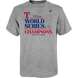 MLB Youth 2023 World Series Champions Texas Rangers Locker Room T-Shirt