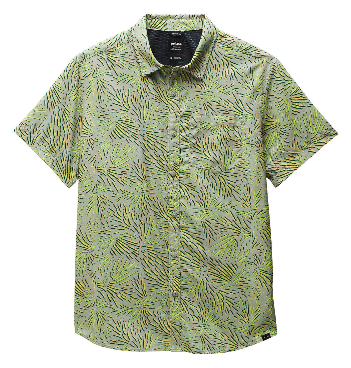 prAna Men's Lost Sol Printed Shorts Sleeve Shirt