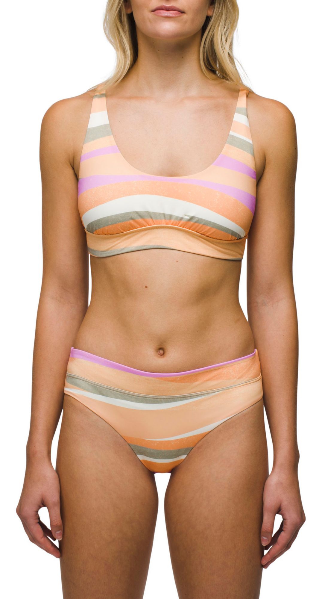 Photos - Swimwear Prana Women's Mallorca Swim Top, Large, Waves | Mother’s Day Gift 23PRAWML 