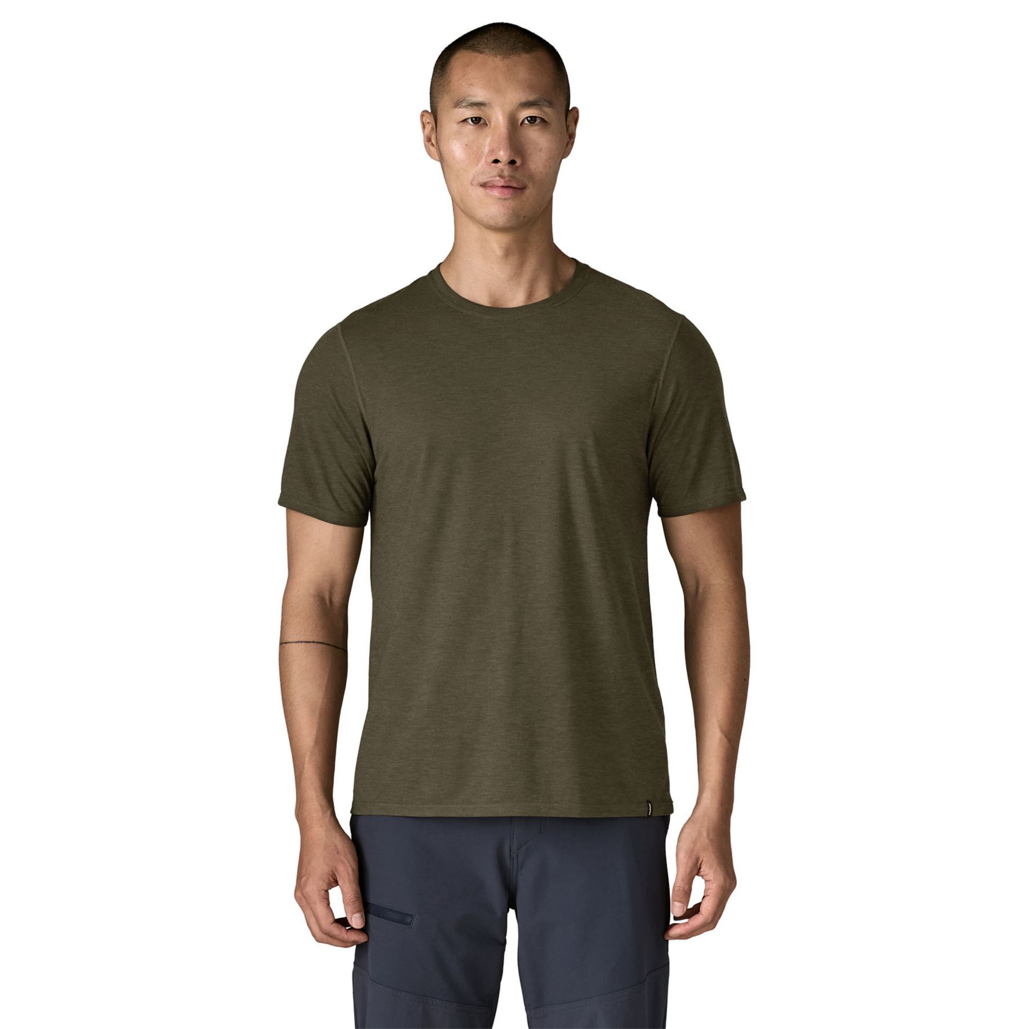 Patagonia Men's Capilene Cool Short Sleeve Trail Shirt - Green