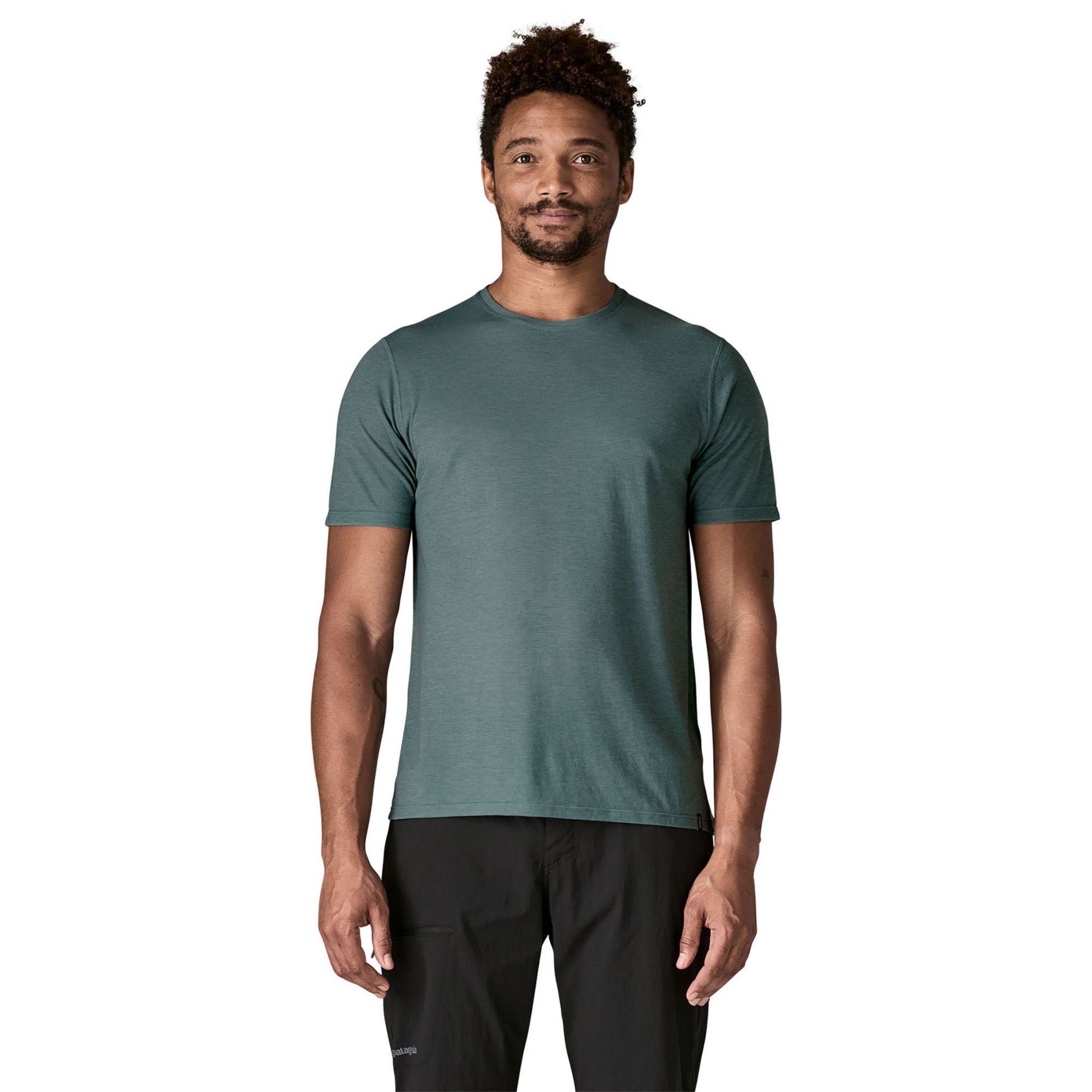 Patagonia Men's Capilene Cool Short Sleeve Trail Shirt - Blue