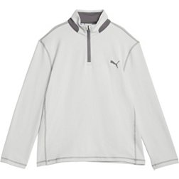 Puma Boys' Long Sleeve Lightweight Golf ¼ Zip