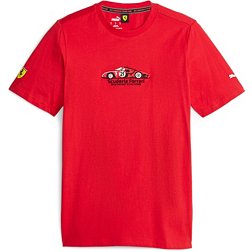 Puma Adult Ferrari Racing Red Logo T-Shirt