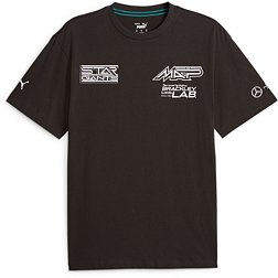 Puma Adult Mercedes Racing Black Garage T-Shirt