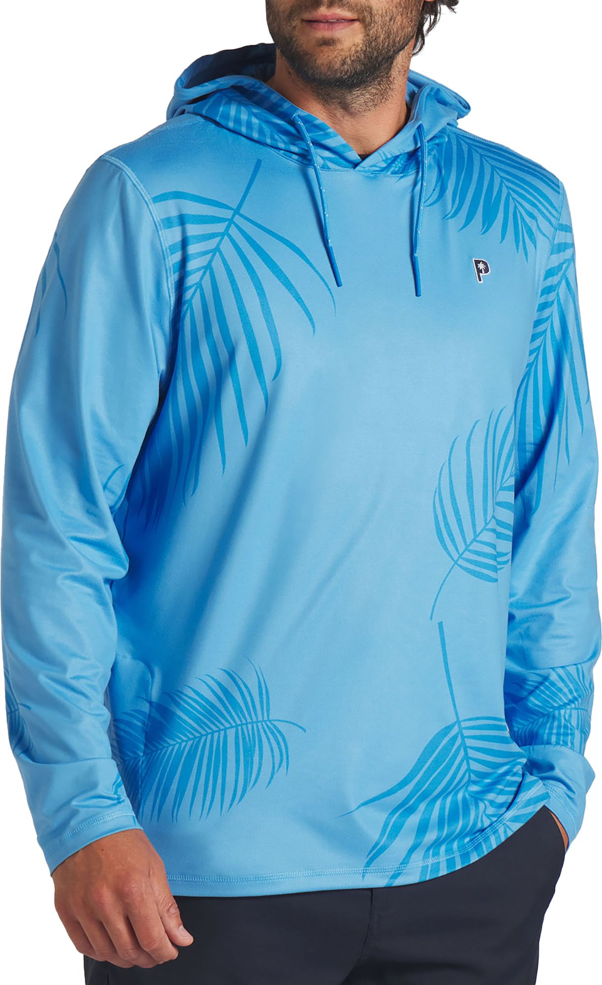 PUMA X PTC Men's Palm Tree Print Golf Hoodie