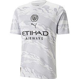 PUMA Men's Manchester City 2023-2024 Year of the Dragon Grey Replica Jersey