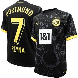 PUMA Adult Borussia Dortmund 2023 Giovanni Reyna #7 Away Replica Jersey