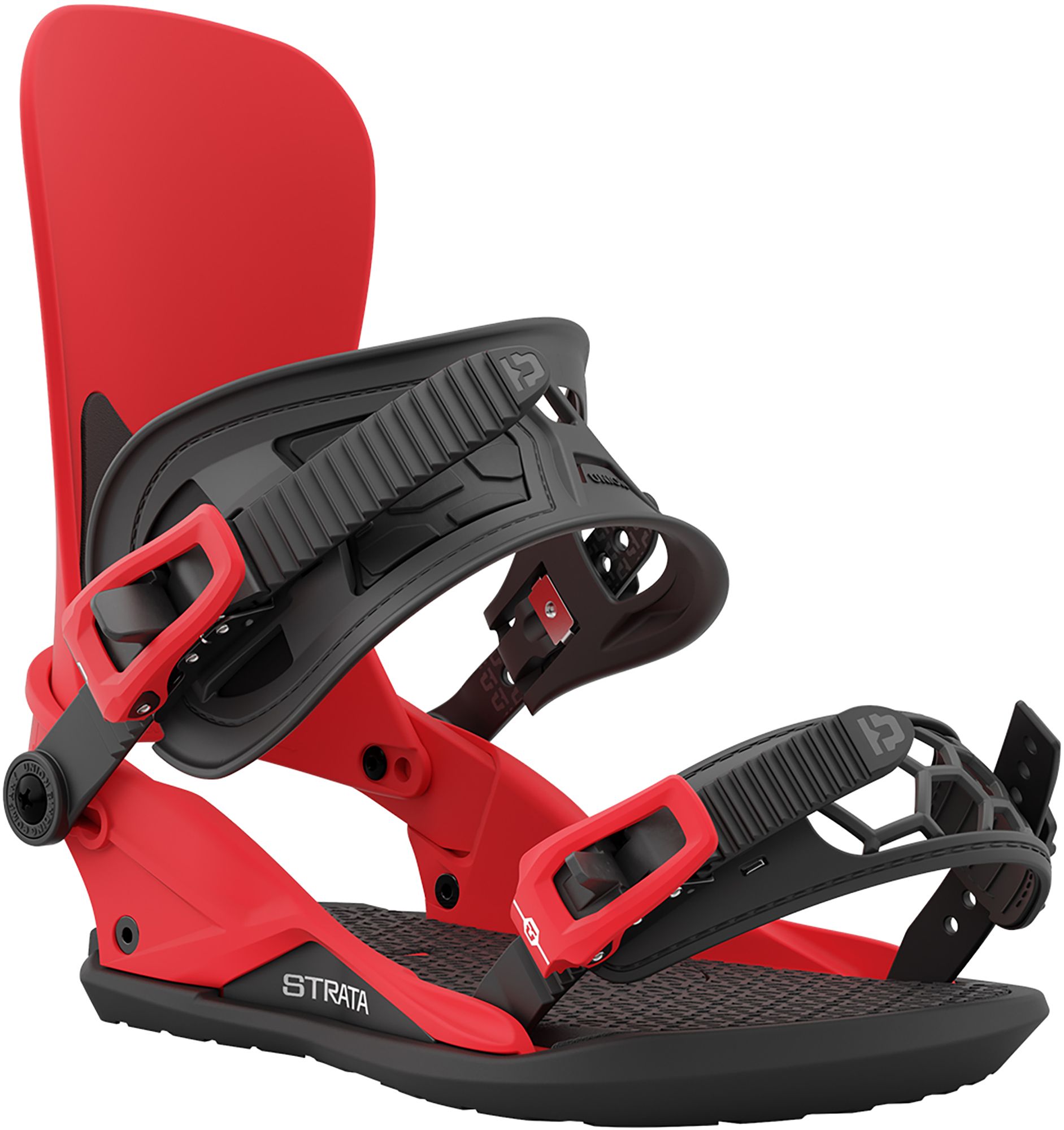 Photos - Snowboard Union 24' Unisex Strata  Bindings, Men's, Large, Red | Father's D 