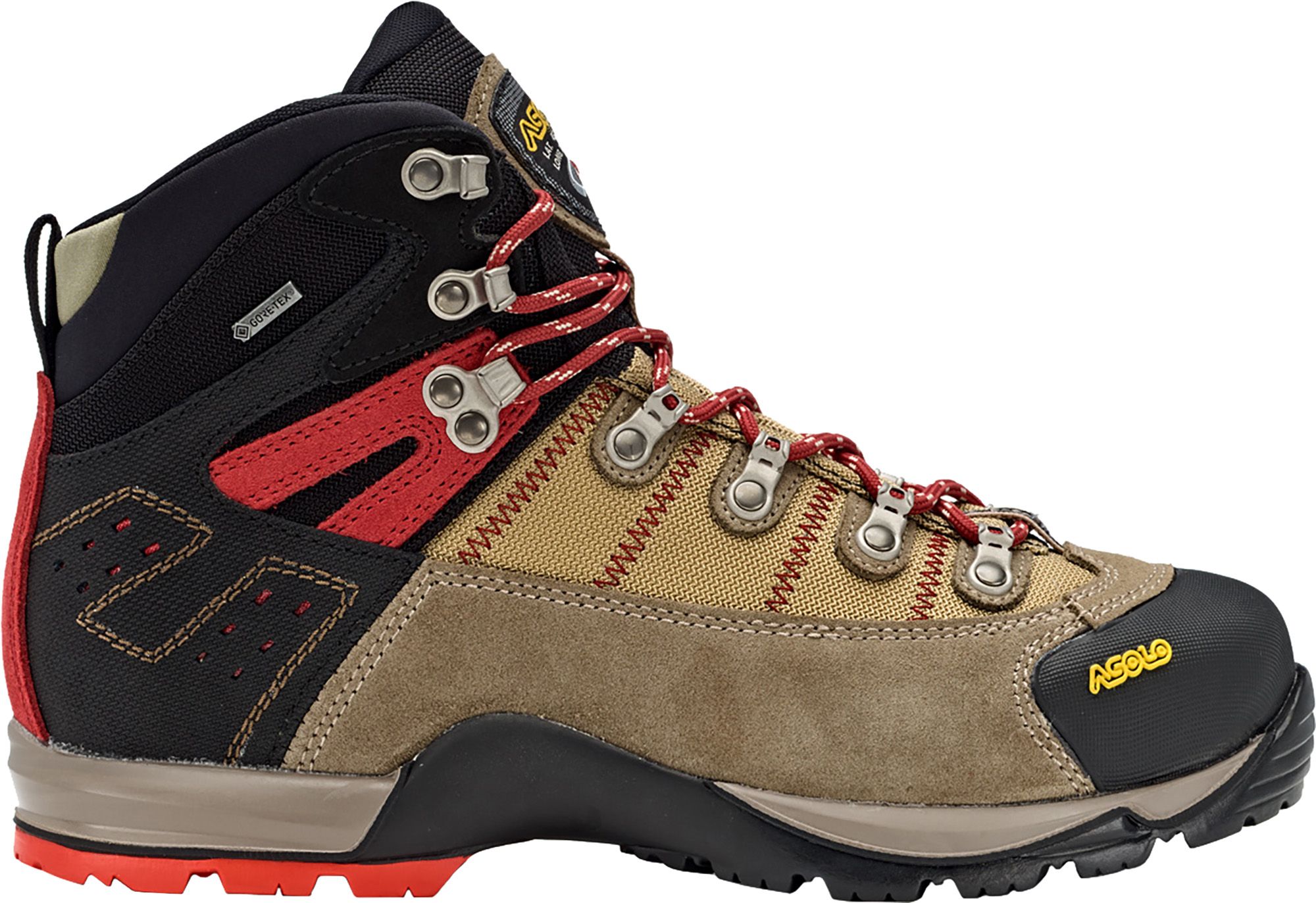 Photos - Trekking Shoes ASOLO Men's Fugitive GTX Hiking Boots, Size 8, Wool/Black | Father's Day G 
