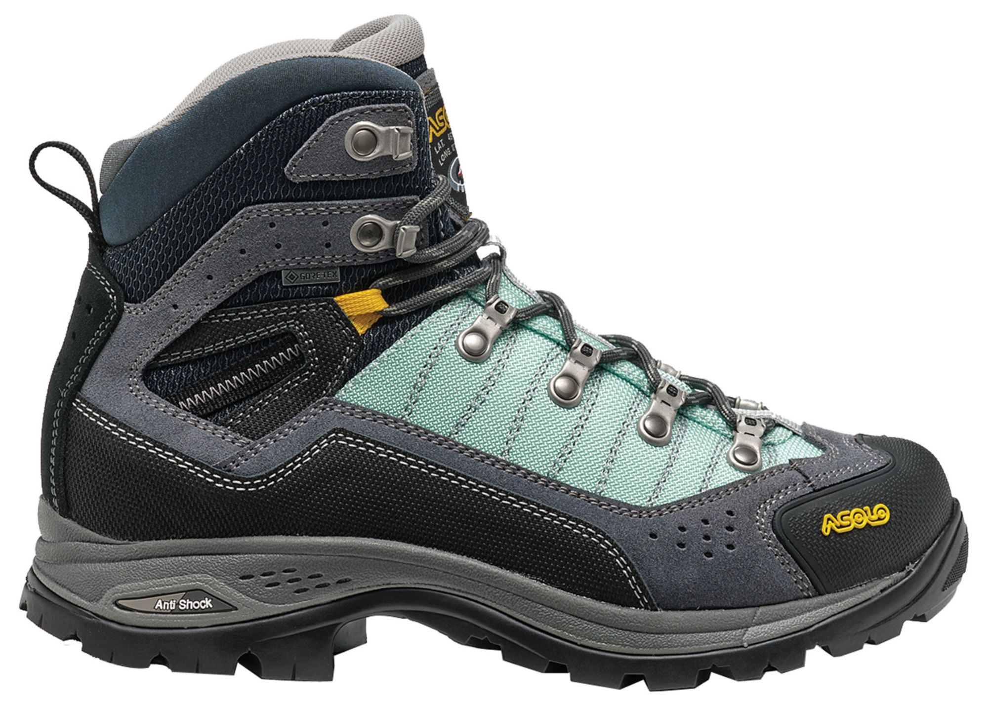 Photos - Trekking Shoes ASOLO Women's Drifter I GV EVO Waterproof Hiking Boots, Size 8, Grey/Brook 