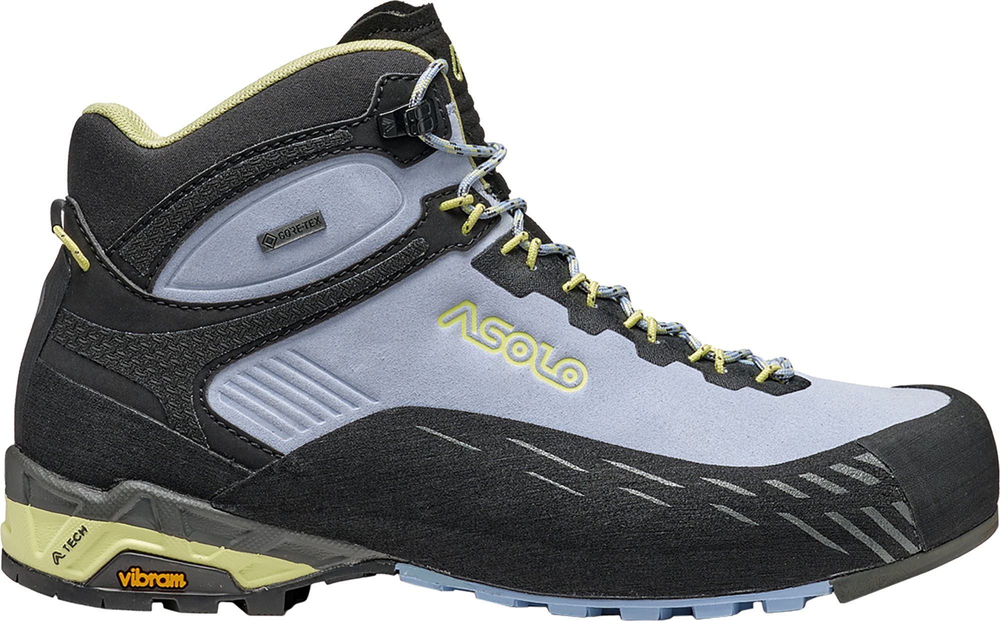 Photos - Trekking Shoes ASOLO Women's Eldo Mid LTH GV Waterproof Approach Boots, Size 8.5, Blue Fo 