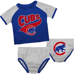 MLB Team Apparel Infant Chicago Cubs Blue Slugger Creeper
