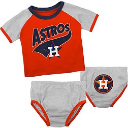 MLB Team Apparel Infant Houston Astros Orange Slugger Creeper